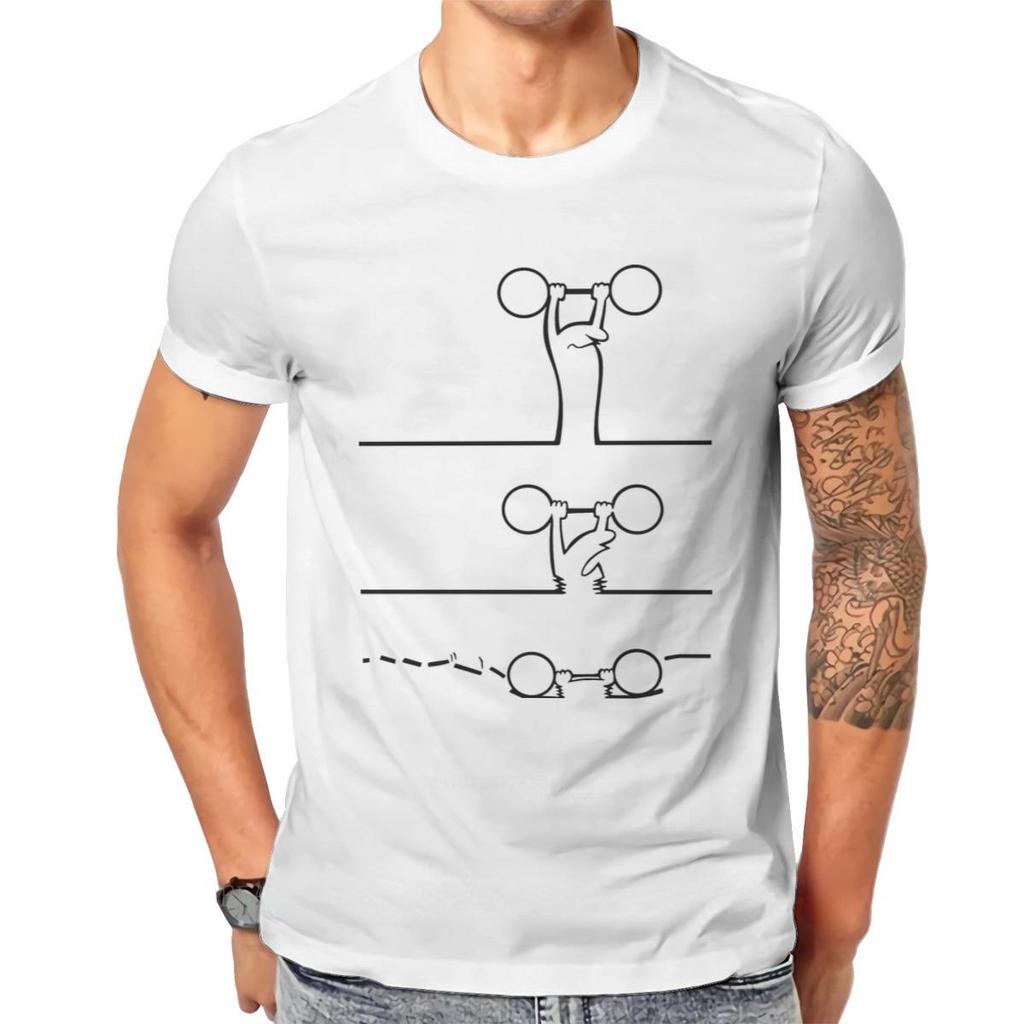 Summer Fashion Print o-neck T Shirt Tops La Linea Weightlifting Blouse Humor Leisure Breathable Comfortable O-neck