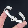 925 Sterling Silber Mahagoni Obsidian Edelstein Hochzeits Geburtstags Armreif Armband