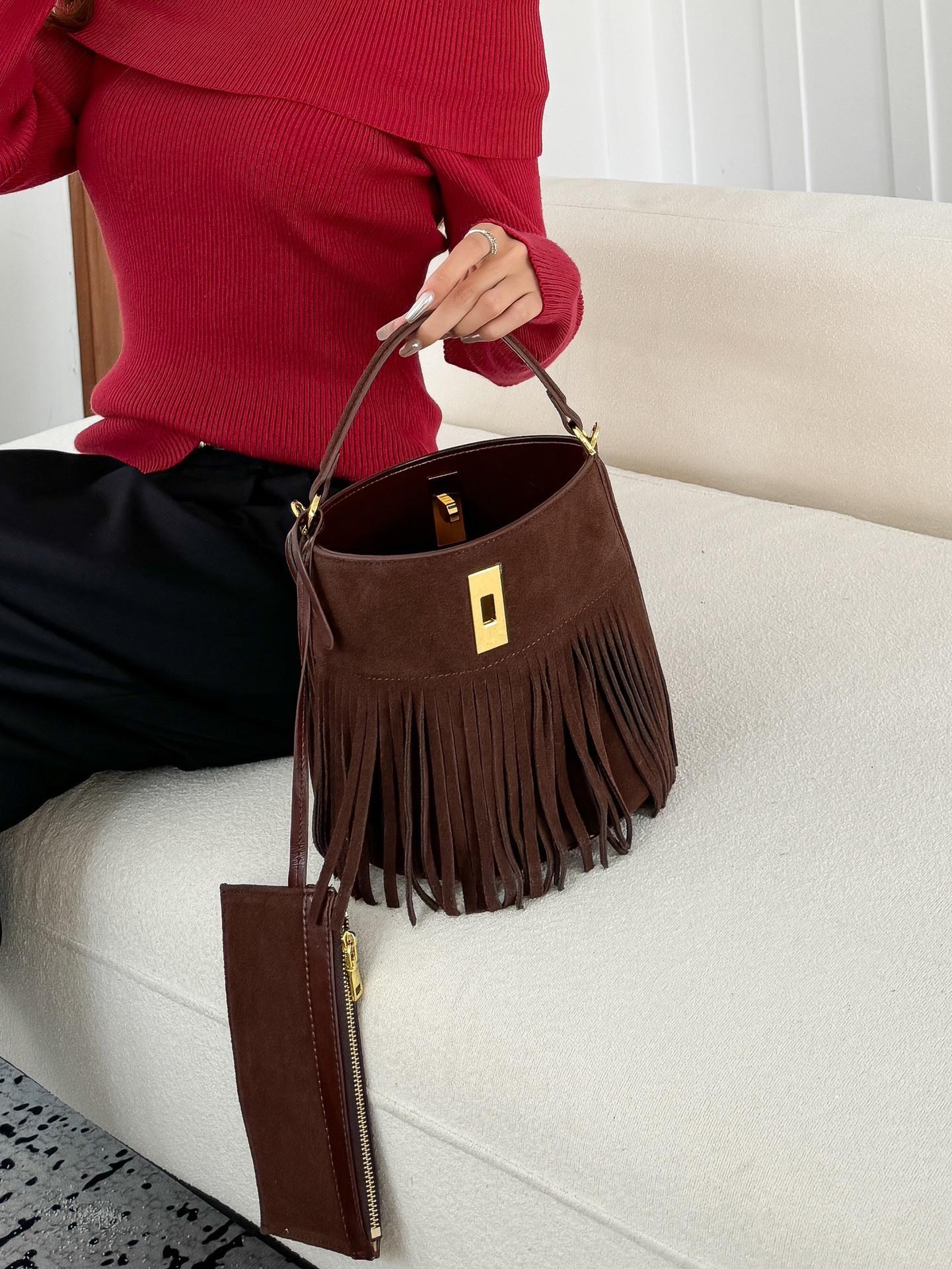 

25 Fashion Samui Ретро Маленькая Толпа Кожаное Плетение Сумка-Тоут Сумка на Одно Плечо Сумка из Натуральной Кожи 18x18x18VM темно-коричневого