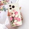 For Honor Power 2 5G Case SER-AN00 Luxury Girl Peacock Painted Cover Soft Slim Phone Case For Honor Power Power2 5G Fundas Coque