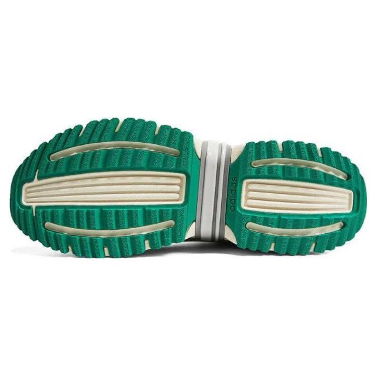 Adidas Neo Fantasy Flow Woven Classic Slip-Resistant Durable Lightweight Low-Top Casual Shoes Unisex Casual Shoes Gray Green HQ4606