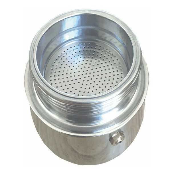 Cafetière Italienne Haeger Moka Acier Inoxydable 18/10 6 Asses - Haeger - Gris