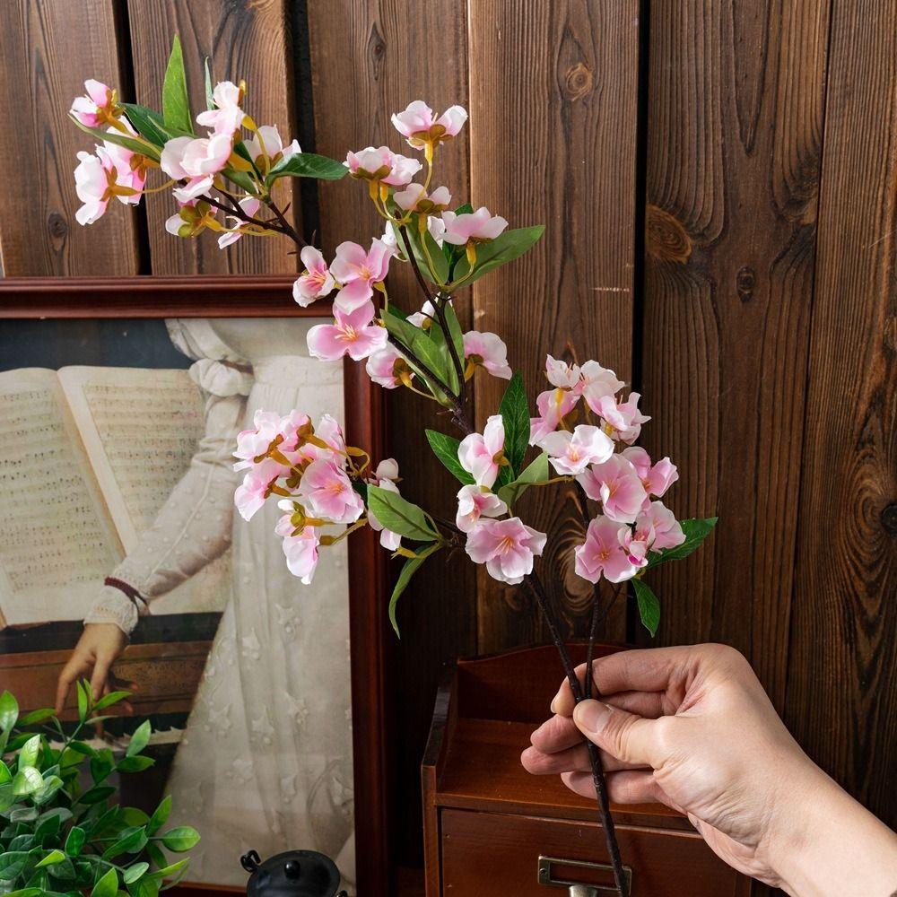 Elegant Simulation Malus Flowers Real Touch Fake Flowers  Home Office Decor