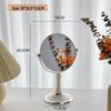 Vintage Rotating Double-Sided Magnifying Makeup Mirror