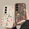 Colored Plants Case For Samsung Galaxy S25 Edge S24 S23 Ultra Plus S24 S21 FE A56 A53 A54 A16 A35 A15 A55 5G Soft Phone Cover