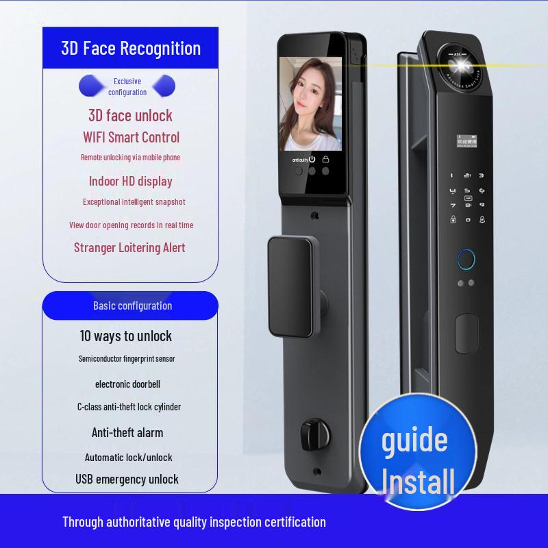 Smart Anti-Theft Electronic Door Lock with Fingerprint and Face Recognition