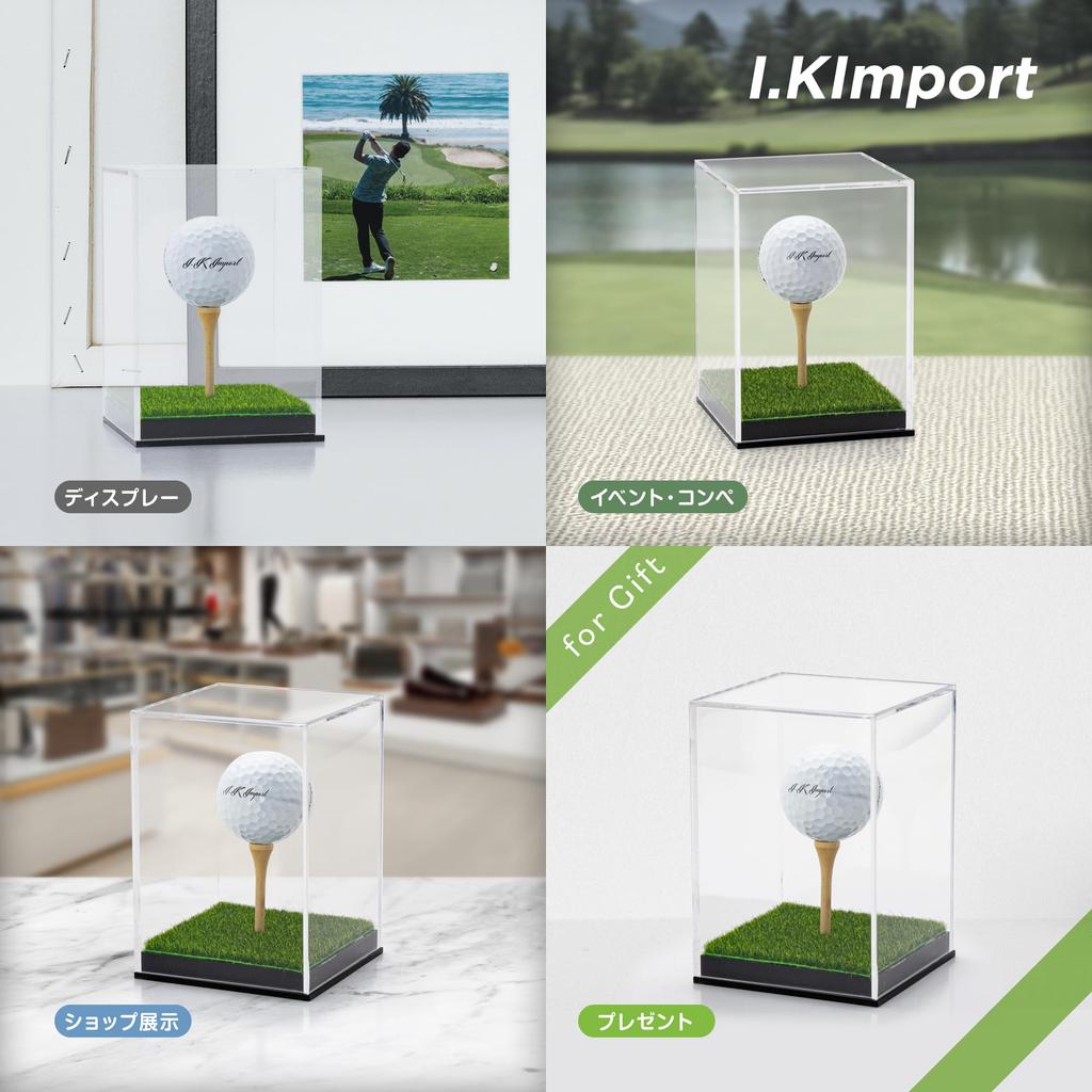 [I.Kimport] Golf Goods Signed Ball Case Display Case Dustproof Protection Exhibition Acrylic Transparent Case Commemorative Ball Case Collection Case
