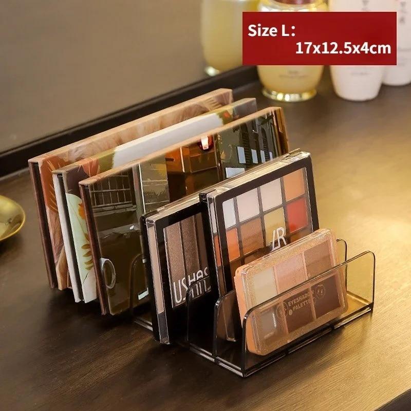 Lidschatten Tablett Lagerung Rack Transparent Pulver Box Desktop Schublade Fach Farbe Kosmetik Regal