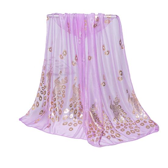 Chiffon Scarf Stylish Practical Beauty Girl Wrap Shawl for Daily Wear