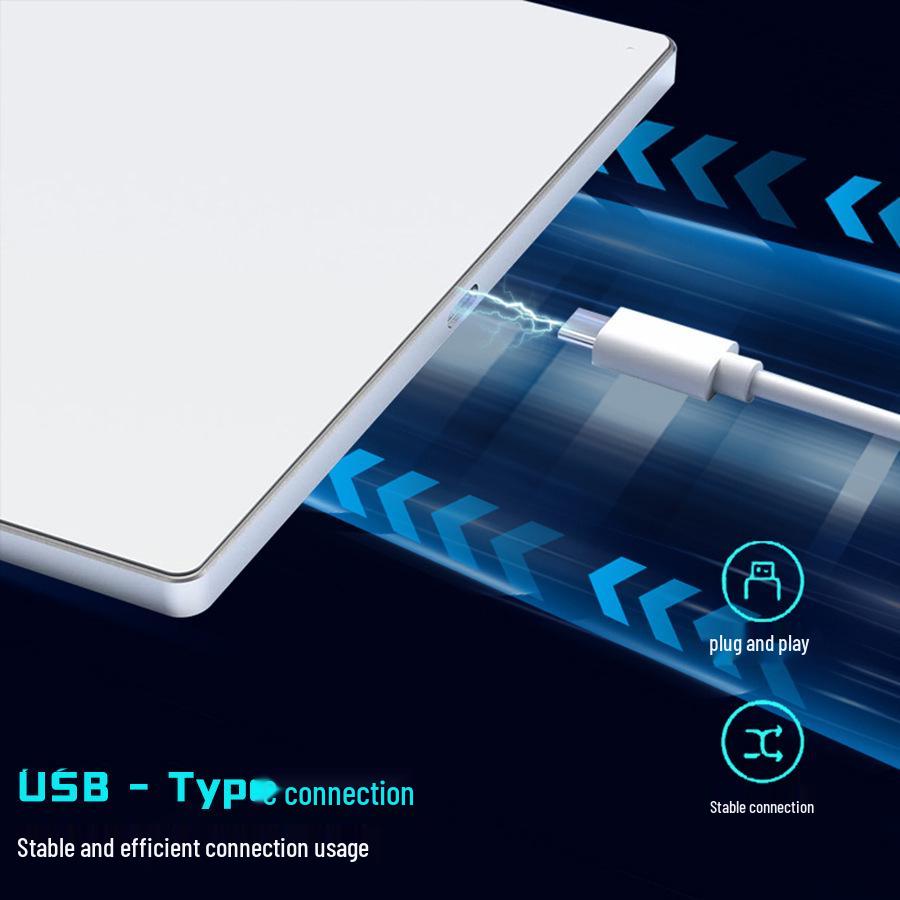 JOMAA Wired Keyboard with Multi-Gesture Touchpad for Windows Laptops & Desktops