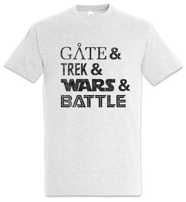 Gate & Trek & Wars & Battle T-Shirt Spaß Geek Nerd Sci-Fi