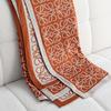 American Knit Throw Blanket Spring Autumn Decorative Sofa Cover Woven Blanket Soft Light Luxury Bedspread Boho Shawl Warm