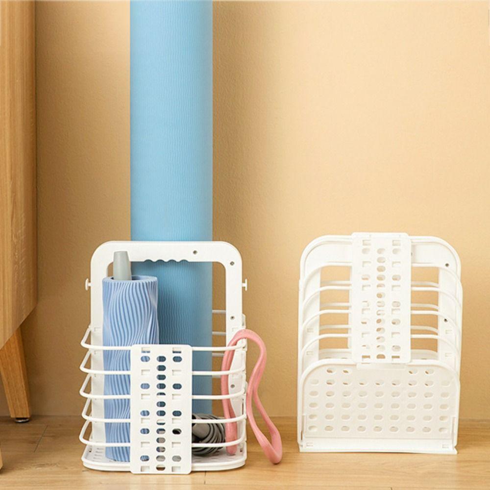 Hollow Out Wall Hanging Laundry Basket Large Capacity Dirty Clothes Basket For Bathroom