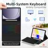 Backlight Keyboard Case for Samsung Galaxy Tab A9 Plus A9+ 11 Inch X210 X215 X216 Korean Portuguese Spanish Keyboard Cover Funda