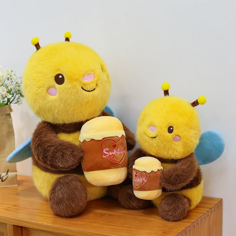 Honeybee Plush With Pp Cotton Filling Perfect For Kid Sleep And Gifts