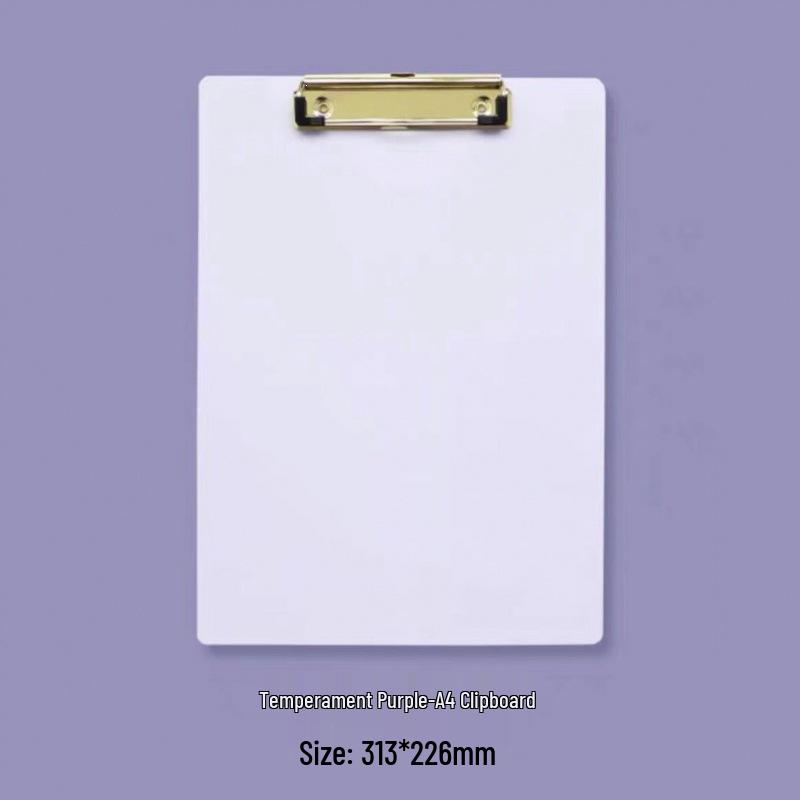 A4 Plastic Clipboard and Document Holder Set - A5 Writing Board, A6 Receipt Order Pad 