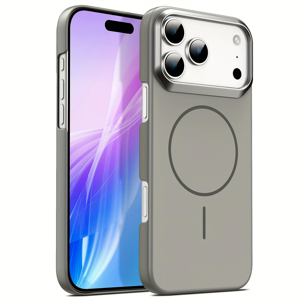Metal Camera Magnetic Phone Case for For Iphone 17 13 14 1Plus 16 16 Pro Max 17Air Wireless Charging For Cover