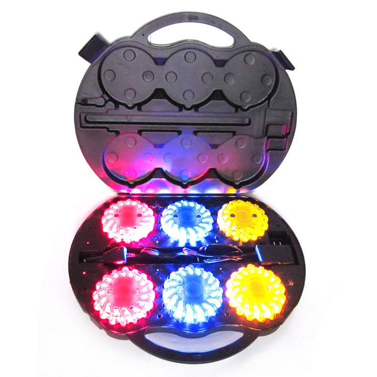 Multicolor LED Traffic Barrier Warning Light Set