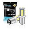 Alopee Non-polarity Ba15d Led 24v DC/AC Replacement for White 6500K Ba15d 1004 1076