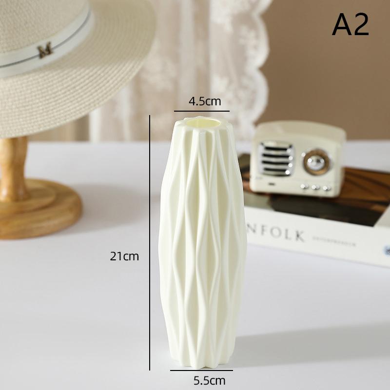 Nordická plastová váza na květiny Hydroponický květináč Váza Dekorace Domácí stůl Dekorativní vázy na květiny Dekorace