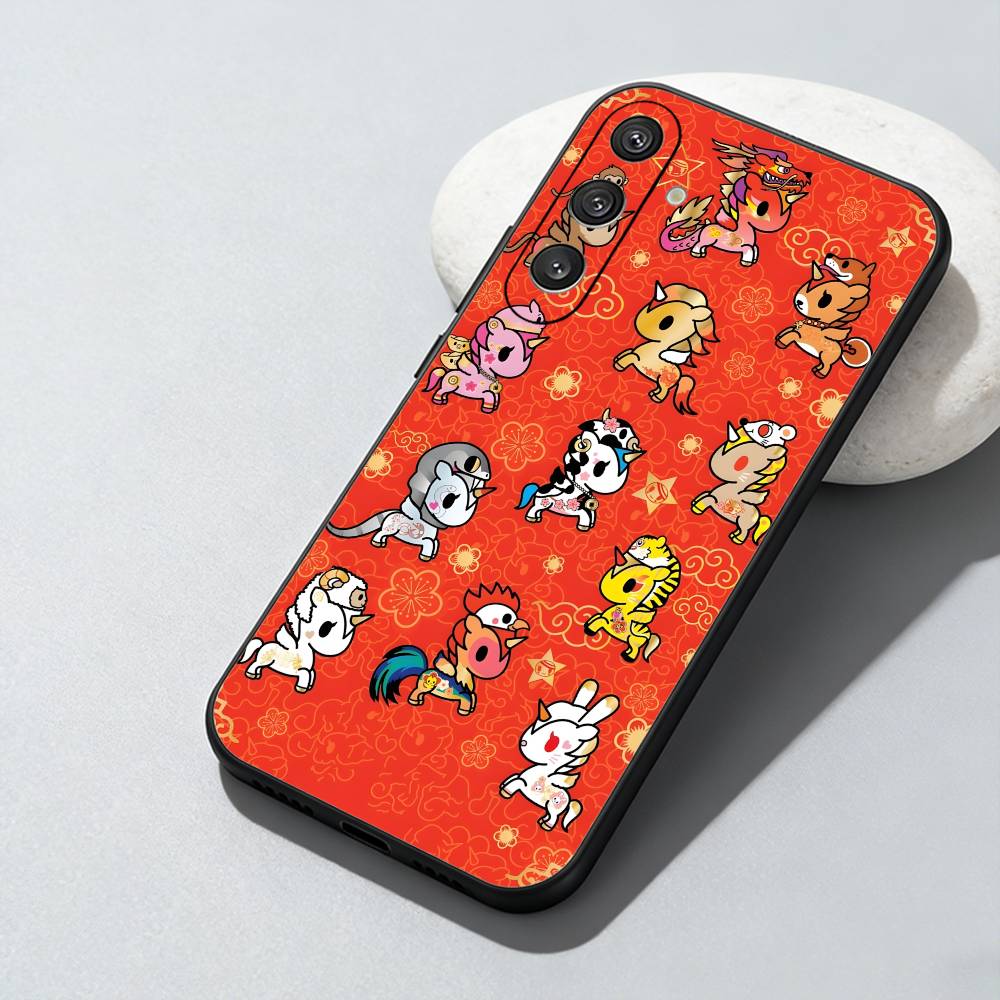 

Japanese Pop T-Tokidoki-i Culture Phone Case For Samsung Galaxy A73,A72,A71,A70,A52,A51 Others Soft Black Cover Samsung a41