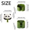 4/6Pcs Stackable Cartoon Panda Snack Dish Creative Mini Sauce Bowl Set  Table Decoration