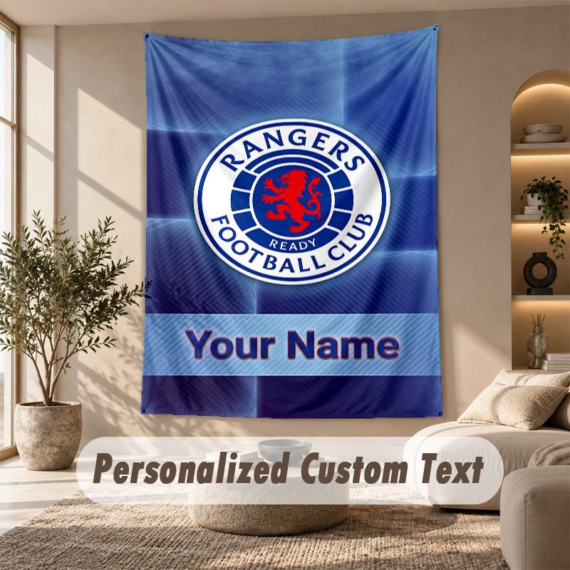 Tapestry Custom Name Text, Wall Hanging Tapestry Home Room DecorRangers FC