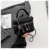 French Small Fragrance Korean Small Shoulder Bag High-end Women's Diamond Check Chain Tote Bag Fashion Texture Crossbody Bag