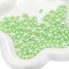 ABS Non-Porous Pearl-Plated Colored Round Beads for DIY Crafts and Fashion Accessories