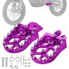 Electric Dirt Bike Footpegs Foot Pegs CNC for Surron Sur Ron Hyper Bee Purple