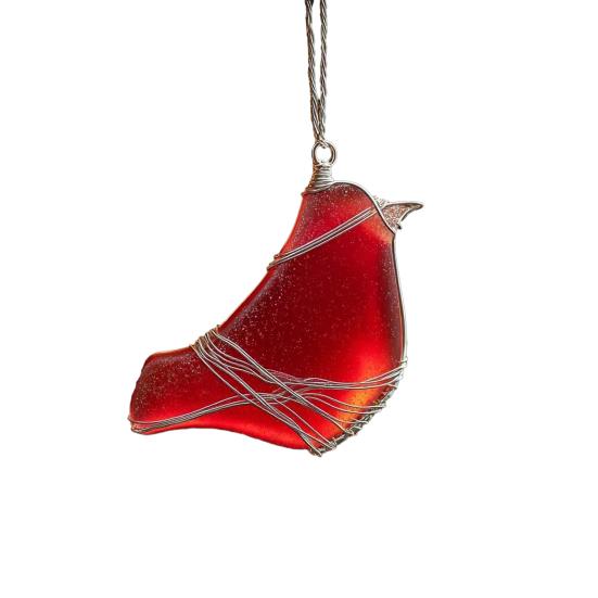 

Морское стекло Птица Орнамент Ручной работы Птица Формы Морское стекло Искусство Ёлочное украшение Океан Пляж Поделки для Любителей Птиц B