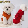 Durable Polyester Fiber Small Dog Hooded Clothes Comfortable Thin Pet Clothing Cute Dog Vest Small Large Dogs