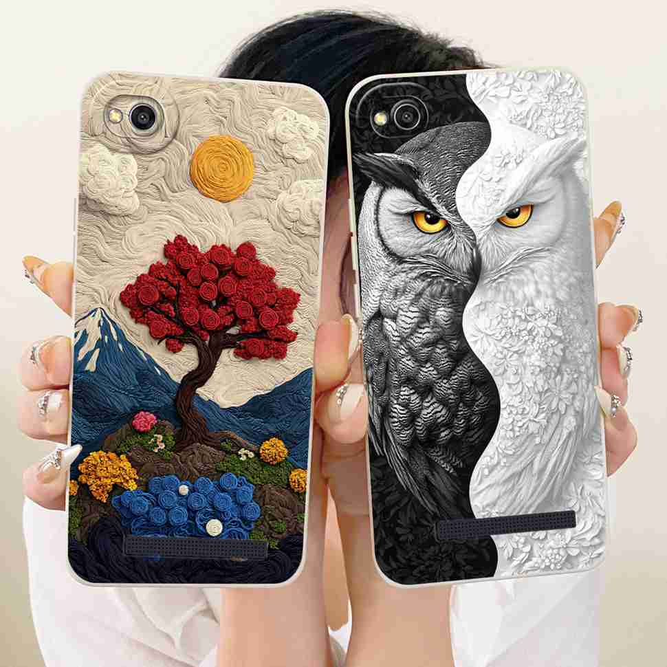 For Xiaomi Redmi 4A Case 5.0" Cute Cat Butterfly Cartoon Soft Silicone Cover For REDMI 4A Redmi 4A Protective Shell Bumper