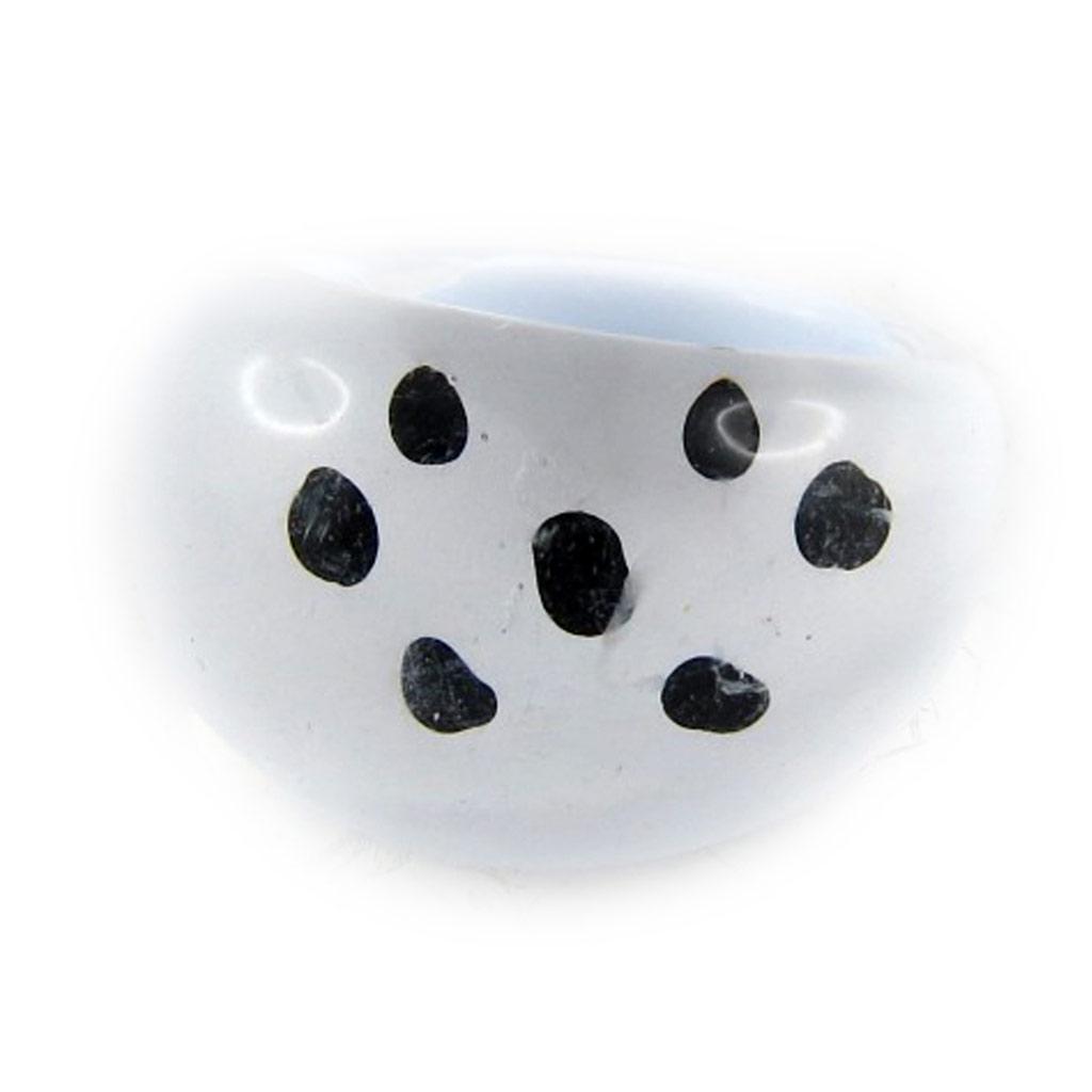 'Happy Days' Ring Hvit