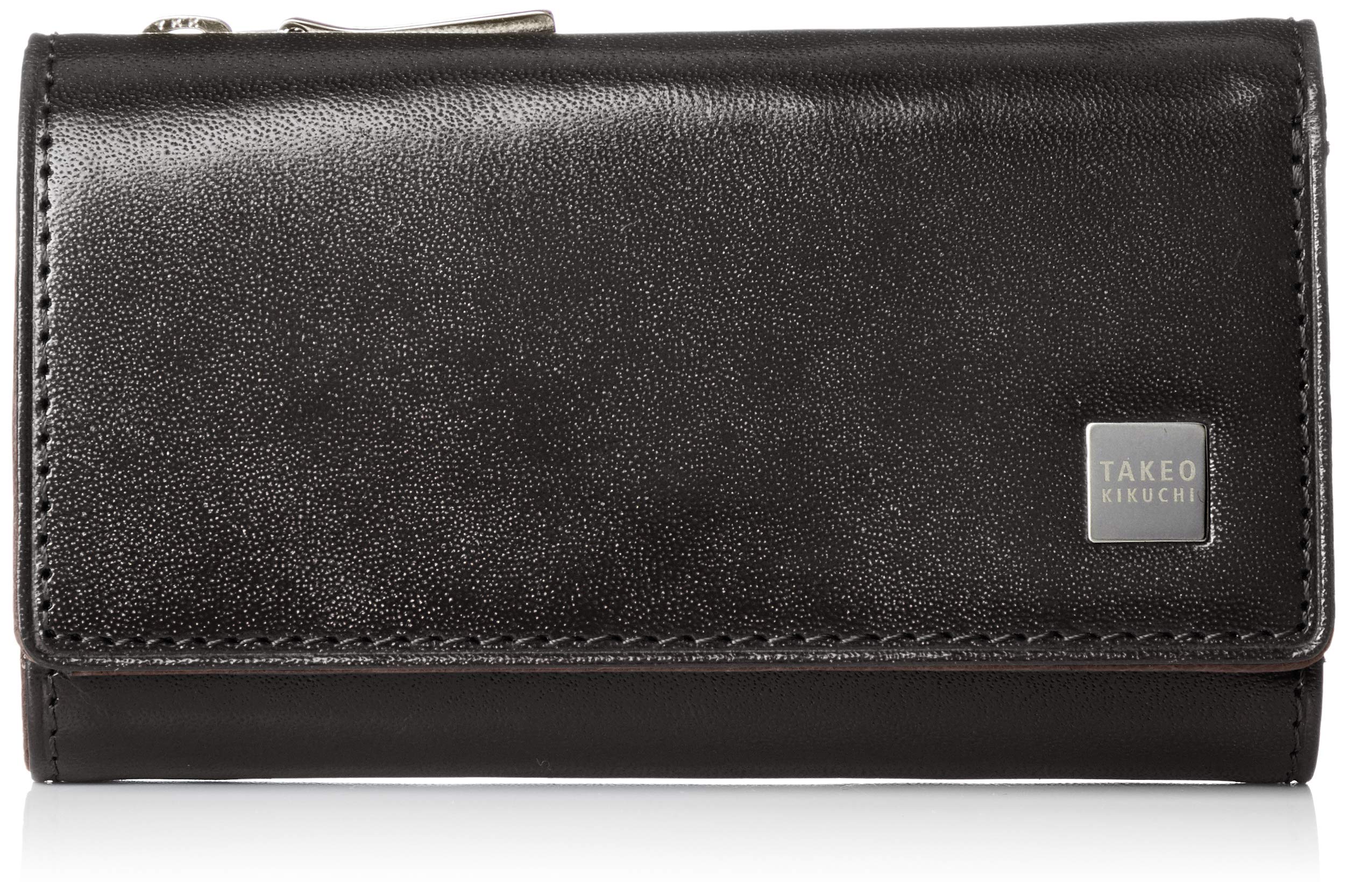 

Key Case with Coin Purse Pierre 181612 Black [Takeokikuchi]