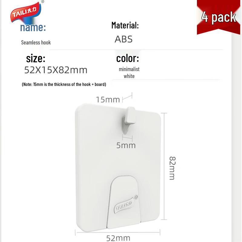 Taili Traceless No-Drill Wall Hooks for Picture Frames & Decor