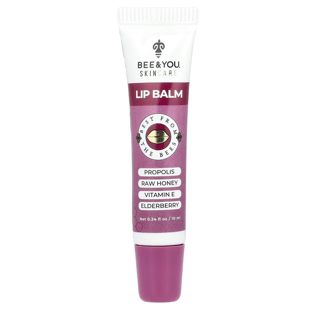 Bee & You, Elderberry Lip Balm, 10Ml(0.34Fl Oz)