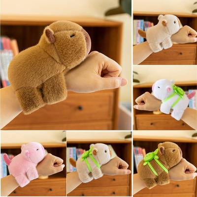 Capybara Snap Bracelet Plush Doll Wristband