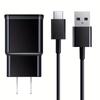 4FT Long USB-C Fast Charging Cable with 12W Power Adapter - Rapid Travel Charger for Samsung Galaxy
