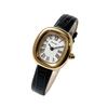 Timena Ladies Retro Oval Quartz Watch - Roman Numerals, Light Luxury, Versatile Fashion, Stainless Steel