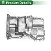 UXCELL 1 Pc No.LF5G10400 Engine Oil Pan for Mazda 3 2012-2013 Aluminum Silver Tone