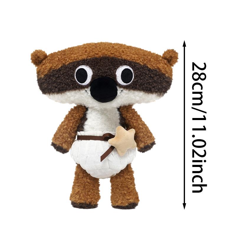 28Cm Soft Flying Squirrel Plush Toys Super Cute Sweet Flying Squirrel Doll Animal Home Gift Kids Huggable Doll Gift Getaway
