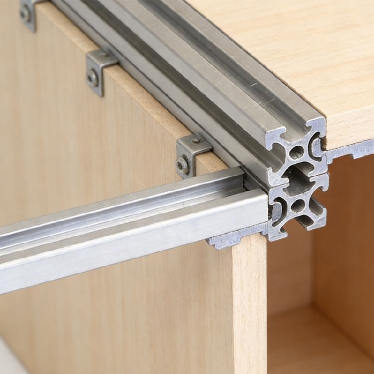 10lots Aluminum Alloys Shelf Supports Compatibility with 202 3030 4040 Profiles Light Weight and Strong Corner Fitting
