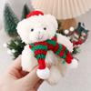 Kids Gift Ornament Mobile Phone Hanging Car Key Ring Christmas Decorations Plush Keychain Key Chain