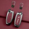 Styling Metalowa Skóra 3 Przyciski Pokrowiec Etui na Kluczyk Samochodowy do Lamborghini Urus Huracan Aventador Premium Akcesoria Samochodowe