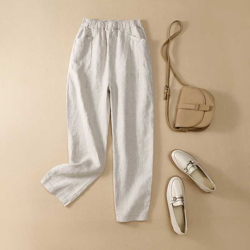 

Женские эластичные брюки с поясом 2XL