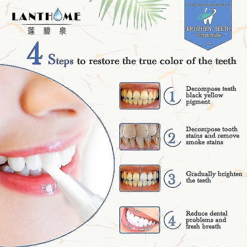 Teeth Whitening Pen Tooth Gel White Teeth Kit Cleaning Bleaching Remove Stains Oral Hygiene Whitening Strips - HHWW