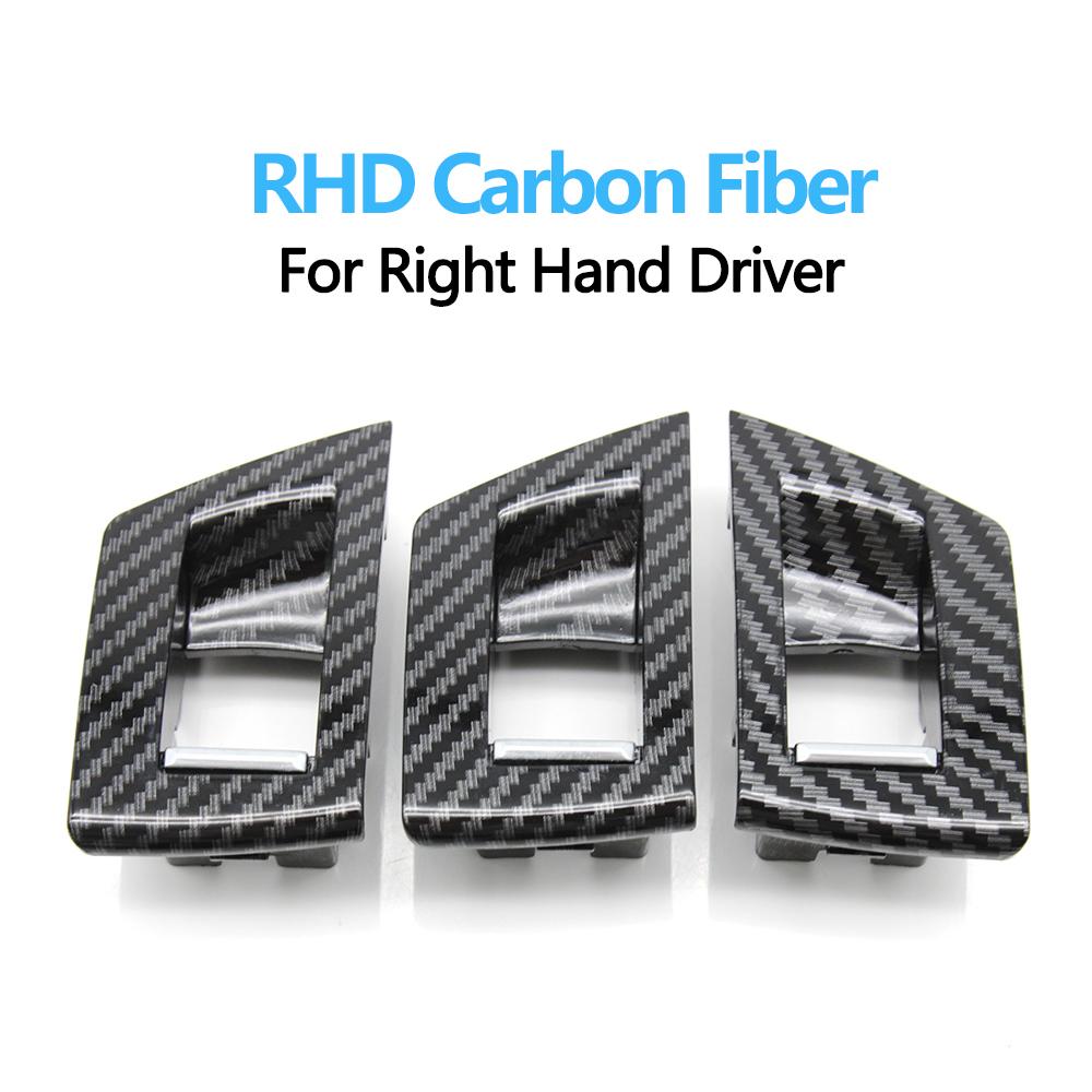 3pcs Set LHD RHD Interior Door Window Lift Adjust Switch Button Cover Trim For BMW 5 Series F10 F11 F18 520i 523i 525i 528i 535i