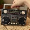 Retro Radio FM SW AM Multi Band Radios HIFI Wireless Bluetooth Speaker Support Solar Charging TF Card USB AUX Play