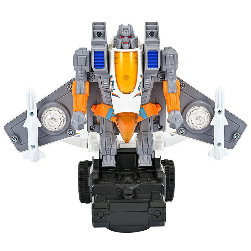Electric Transforming Robot Toy with Colorful Lights